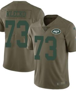 Nike New York Jets #73 Joe Klecko Olive Men's Stitched NFL Limited 2017 Salute to Service Jersey Men's