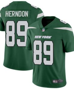 Nike New York Jets #89 Chris Herndon Green Team Color Men's Stitched NFL Vapor Untouchable Limited Jersey Men's