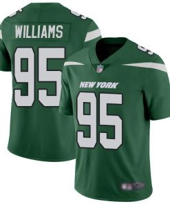 Nike New York Jets #95 Quinnen Williams Green Team Color Men's Stitched NFL Vapor Untouchable Limited Jersey Men's