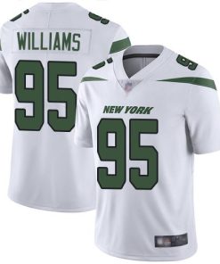 Nike New York Jets #95 Quinnen Williams White Men's Stitched NFL Vapor Untouchable Limited Jersey Men's