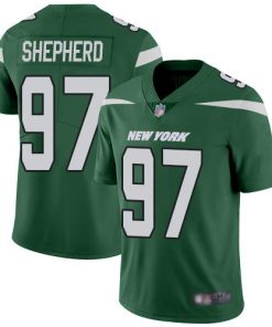 Nike New York Jets #97 Nathan Shepherd Green Team Color Men's Stitched NFL Vapor Untouchable Limited Jersey Men's