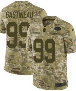 Nike New York Jets #99 Mark Gastineau Camo Men's Stitched NFL Limited 2018 Salute To Service Jersey Men's