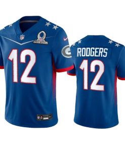 Nike Packers #12 Aaron Rodgers Men's NFL 2022 NFC Pro Bowl Game Jersey Royal