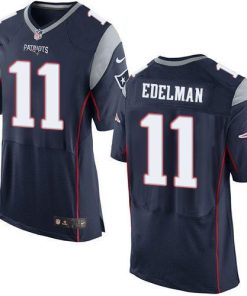 Nike Patriots #11 Julian Edelman Navy Blue Team Color Men's Stitched NFL New Elite Jersey