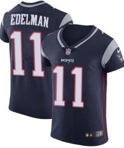 Nike Patriots #11 Julian Edelman Navy Blue Team Color Men's Stitched NFL Vapor Untouchable Elite Jersey