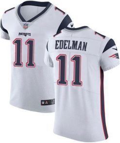 Nike Patriots #11 Julian Edelman White Men's Stitched NFL Vapor Untouchable Elite Jersey