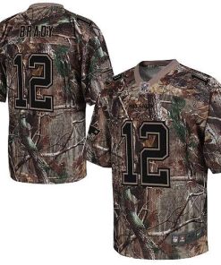 Nike Patriots #12 Tom Brady Camo Men's Stitched NFL Realtree Elite Jersey