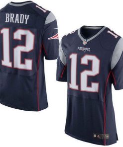 Nike Patriots #12 Tom Brady Navy Blue Team Color Men's Stitched NFL New Elite Jersey