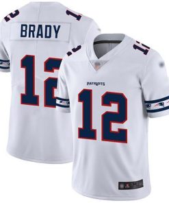 Nike Patriots #12 Tom Brady White Men's Stitched NFL Limited Team Logo Fashion Jersey