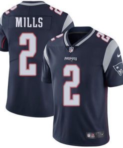 Nike Patriots #2 Jalen Mills Navy Blue Team Color Men's Stitched NFL Vapor Untouchable Limited Jersey