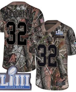 Nike Patriots #32 Devin McCourty Camo Super Bowl LIII Bound Men's Stitched NFL Limited Rush Realtree Jersey
