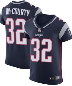 Nike Patriots #32 Devin McCourty Navy Blue Team Color Men's Stitched NFL Vapor Untouchable Elite Jersey