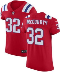 Nike Patriots #32 Devin McCourty Red Alternate Men's Stitched NFL Vapor Untouchable Elite Jersey