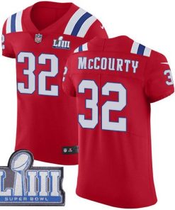 Nike Patriots #32 Devin McCourty Red Alternate Super Bowl LIII Bound Men's Stitched NFL Vapor Untouchable Elite Jersey