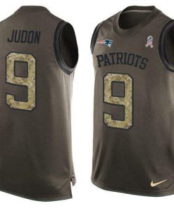 Nike Patriots #9 Matt Judon Green Men's Stitched NFL Limited Salute To Service Tank Top Jersey