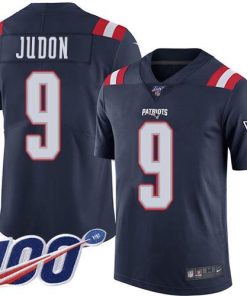Nike Patriots #9 Matt Judon Navy Blue Men's Stitched NFL Limited Rush 100th Season Jersey