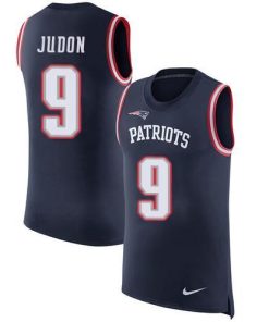 Nike Patriots #9 Matt Judon Navy Blue Team Color Men's Stitched NFL Limited Rush Tank Top Jersey