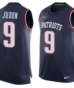 Nike Patriots #9 Matt Judon Navy Blue Team Color Men's Stitched NFL Limited Tank Top Jersey