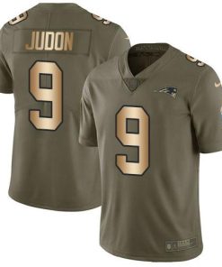 Nike Patriots #9 Matt Judon Olive/Gold Men's Stitched NFL Limited 2017 Salute To Service Jersey
