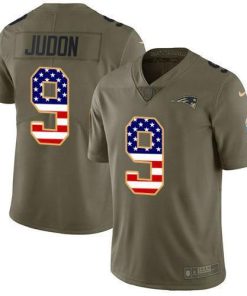 Nike Patriots #9 Matt Judon Olive/USA Flag Men's Stitched NFL Limited 2017 Salute To Service Jersey