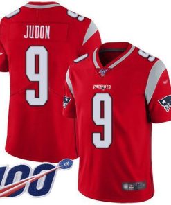 Nike Patriots #9 Matt Judon Red Men's Stitched NFL Limited Inverted Legend 100th Season Jersey