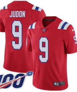 Nike Patriots #9 Matt Judon Red Alternate Men's Stitched NFL 100th Season Vapor Limited Jersey