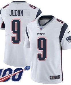 Nike Patriots #9 Matt Judon White Men's Stitched NFL 100th Season Vapor Limited Jersey