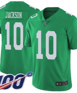 Nike Philadelphia Eagles #10 DeSean Jackson Green Men's Stitched NFL Limited Rush 100th Season Jersey Men's