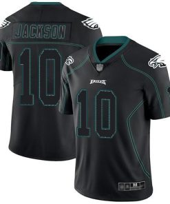 Nike Philadelphia Eagles #10 DeSean Jackson Lights Out Black Men's Stitched NFL Limited Rush Jersey Men's