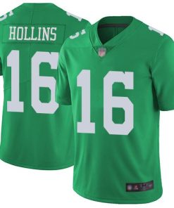 Nike Philadelphia Eagles #16 Mack Hollins Green Men's Stitched NFL Limited Rush Jersey Men's