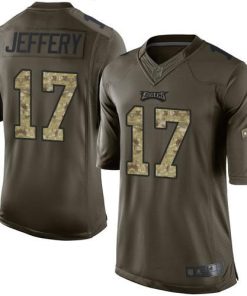 Nike Philadelphia Eagles #17 Alshon Jeffery Green Men's Stitched NFL Limited 2015 Salute To Service Jersey Men's