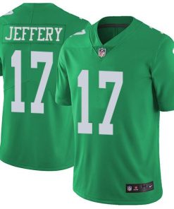 Nike Philadelphia Eagles #17 Alshon Jeffery Green Men's Stitched NFL Limited Rush Jersey Men's