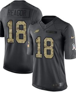 Nike Philadelphia Eagles #18 Jalen Reagor Black Men's Stitched NFL Limited 2016 Salute to Service Jersey Men's