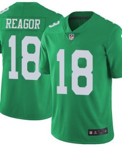 Nike Philadelphia Eagles #18 Jalen Reagor Green Men's Stitched NFL Limited Rush Jersey Men's