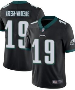 Nike Philadelphia Eagles #19 JJ Arcega-Whiteside Black Alternate Men's Stitched NFL Vapor Untouchable Limited Jersey Men's