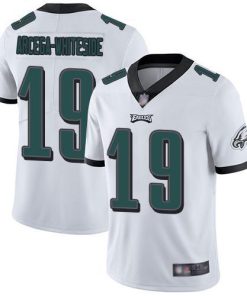 Nike Philadelphia Eagles #19 JJ Arcega-Whiteside White Men's Stitched NFL Vapor Untouchable Limited Jersey Men's