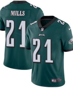 Nike Philadelphia Eagles #21 Jalen Mills Green Team Color Men's Stitched NFL Vapor Untouchable Limited Jersey Men's