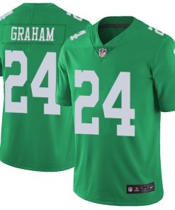 Nike Philadelphia Eagles #24 Corey Graham Green Men's Stitched NFL Limited Rush Jersey Men's