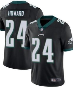 Nike Philadelphia Eagles #24 Jordan Howard Black Alternate Men's Stitched NFL Vapor Untouchable Limited Jersey Men's