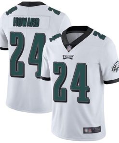 Nike Philadelphia Eagles #24 Jordan Howard White Men's Stitched NFL Vapor Untouchable Limited Jersey Men's