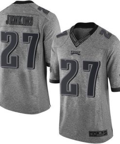 Nike Philadelphia Eagles #27 Malcolm Jenkins Gray Men's Stitched NFL Limited Gridiron Gray Jersey Men's