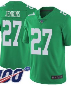 Nike Philadelphia Eagles #27 Malcolm Jenkins Green Men's Stitched NFL Limited Rush 100th Season Jersey Men's