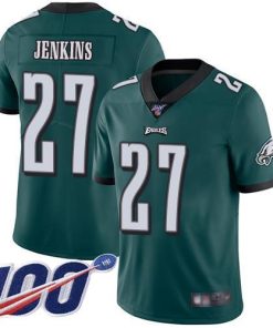 Nike Philadelphia Eagles #27 Malcolm Jenkins Midnight Green Team Color Men's Stitched NFL 100th Season Vapor Limited Jersey Men's