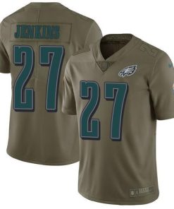 Nike Philadelphia Eagles #27 Malcolm Jenkins Olive Men's Stitched NFL Limited 2017 Salute To Service Jersey Men's