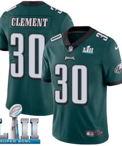 Nike Philadelphia Eagles #30 Corey Clement Midnight Green Team Color Super Bowl LII Youth Stitched NFL Vapor Untouchable Limited Jersey Youth