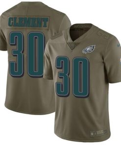 Nike Philadelphia Eagles #30 Corey Clement Olive Men's Stitched NFL Limited 2017 Salute To Service Jersey Men's