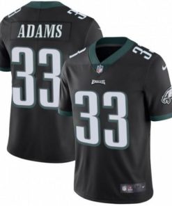 Nike Philadelphia Eagles #33 Josh Adams Black Alternate Men's Stitched NFL Vapor Untouchable Limited Jersey Men's