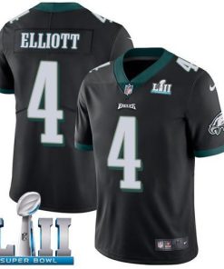 Nike Philadelphia Eagles #4 Jake Elliott Black Alternate Super Bowl LII Men's Stitched NFL Vapor Untouchable Limited Jersey Men's
