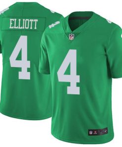 Nike Philadelphia Eagles #4 Jake Elliott Green Men's Stitched NFL Limited Rush Jersey Men's