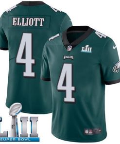 Nike Philadelphia Eagles #4 Jake Elliott Midnight Green Team Color Super Bowl LII Men's Stitched NFL Vapor Untouchable Limited Jersey Men's